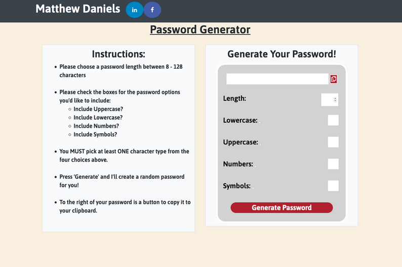 javascript random password generator